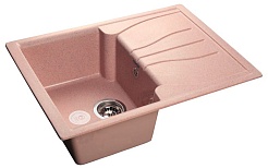 Granfest Мойка кухонная Standart GF-S680L Розовый – фотография-1